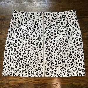 Forever 21 Dalmatian Print Mini Skirt